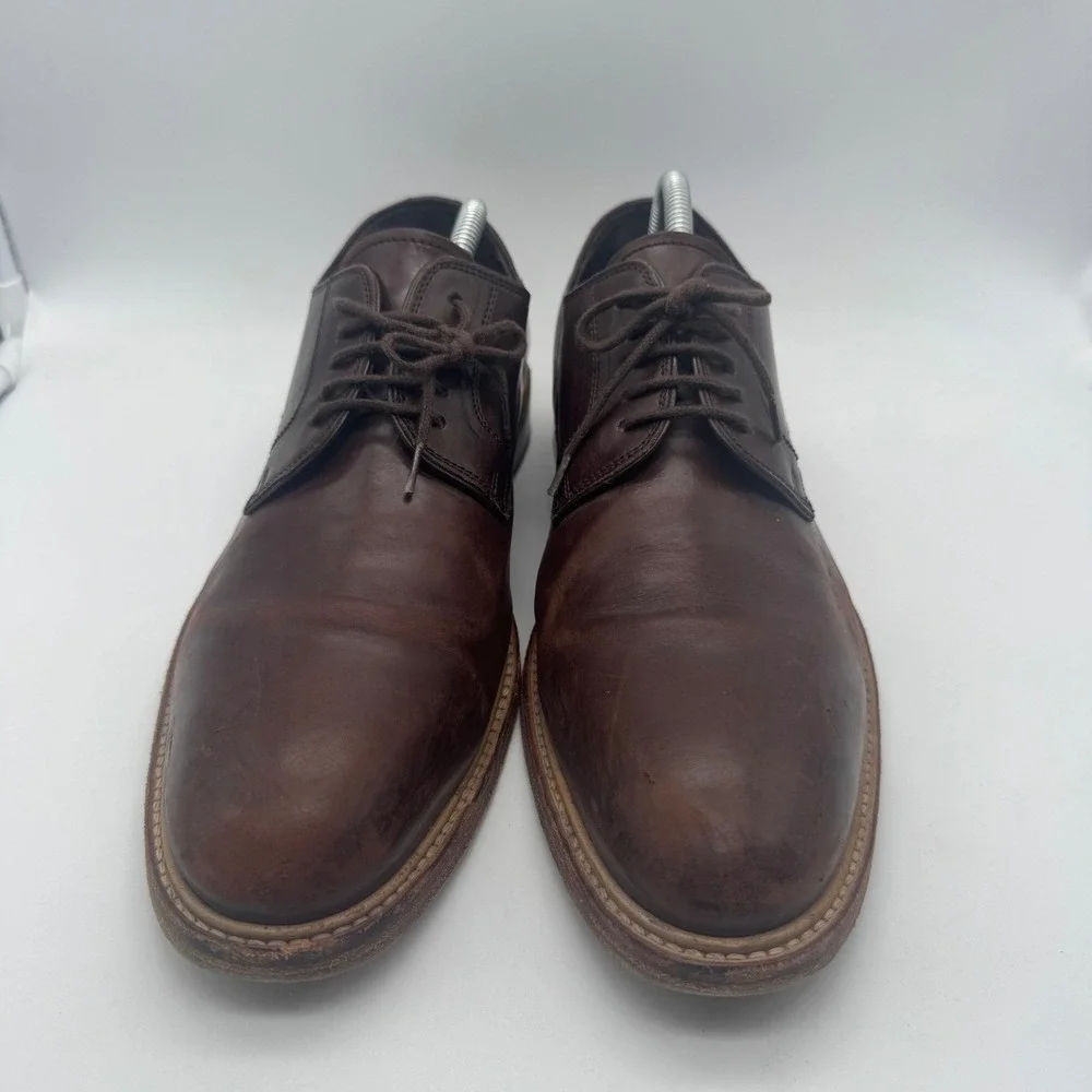 Crosby Square Stevens Brown Leather Dress Shoes Oxfords‎ Mens Size 9.5